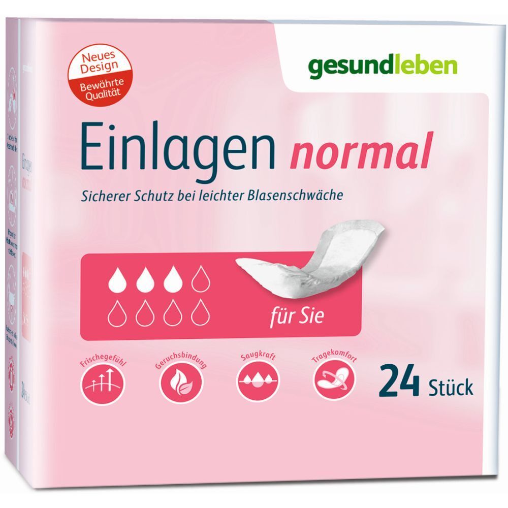 Gesund Leben Einlagen normal 6x24 St Inkontinenzeinlage