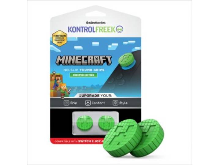 Steelseries - Accessoire Manette Minecraft Creeper Tgrips Switch 2