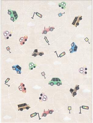 Well Woven Kids Rugs Traffic Modern Machine Washable Area Rug