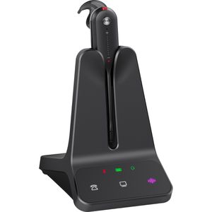 Yealink Headset WH63 E2 UC Convertible, mit Ladestation, für Festnetztelefone DECT, USB-C, In-Ear