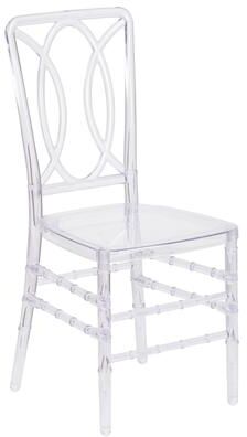 Flash Furniture Crystal Ice Stacking Chair with Designer Back - Event Chair - Stack Chair