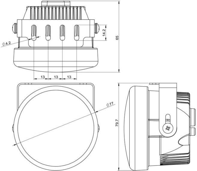 STUALARM DRLFOG77 Fog Light