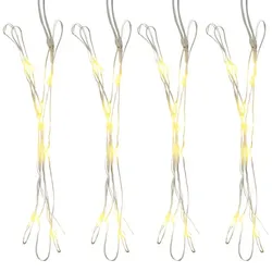 Dekolicht Lichterkette Girlande Hängeleuchte Balkonlampe Außenleuchte Partylicht 40x LED Band, 0,04W, L 148 cm