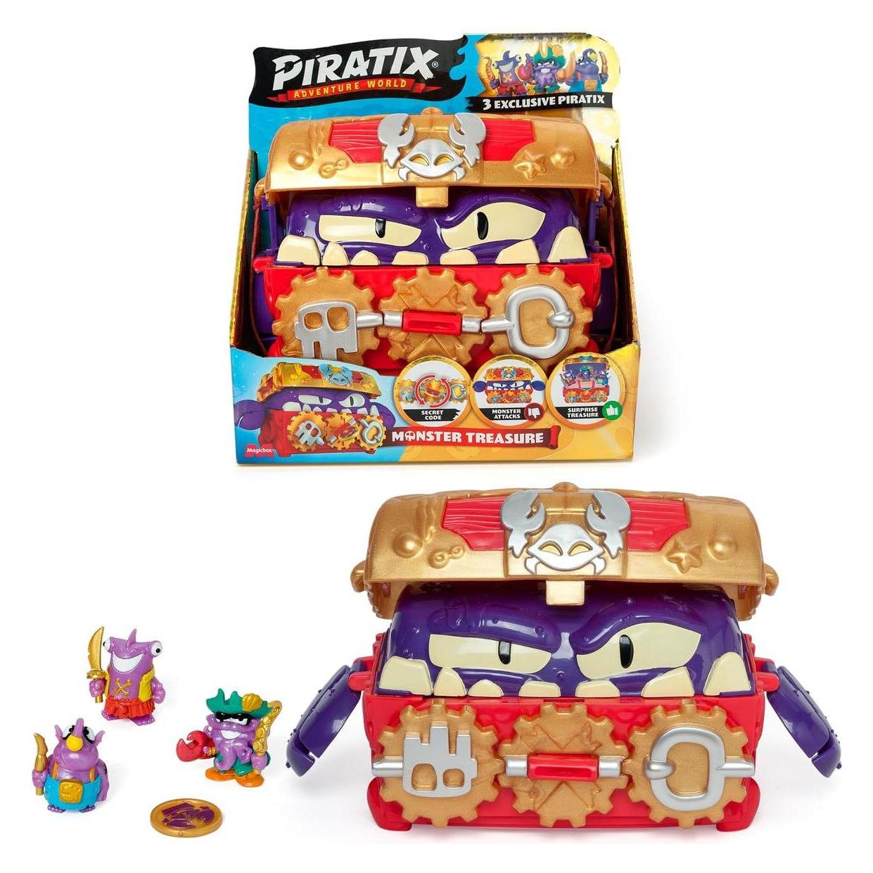 Magic Box Playset Magicbox Piratix 16,8 x 17,3 x 11,9 cm Truhe (47988407)