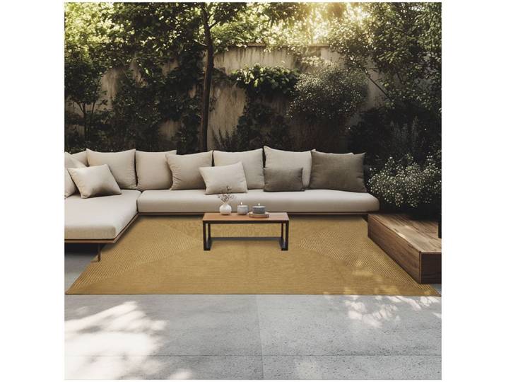 Tapis - TECTAKE - Tapis tressé RAYA en aspect jute style bohème pour intérieur et extérieur 160 x 230 cm - Marron
