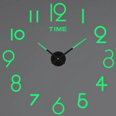Uplift Picks Large DIY 3D Wall Clock Modern Acrylic Mirror Decor Clock 16 2d 16 Inch (40cm)