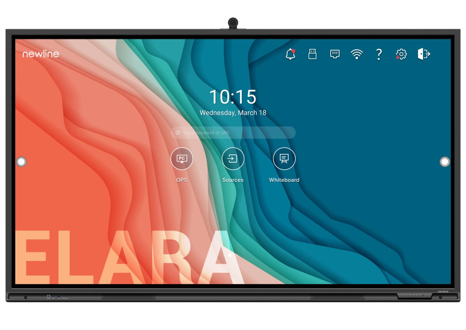 NewLine Elara TT-6522Q 4K UHD Touch Display 165 cm (65")