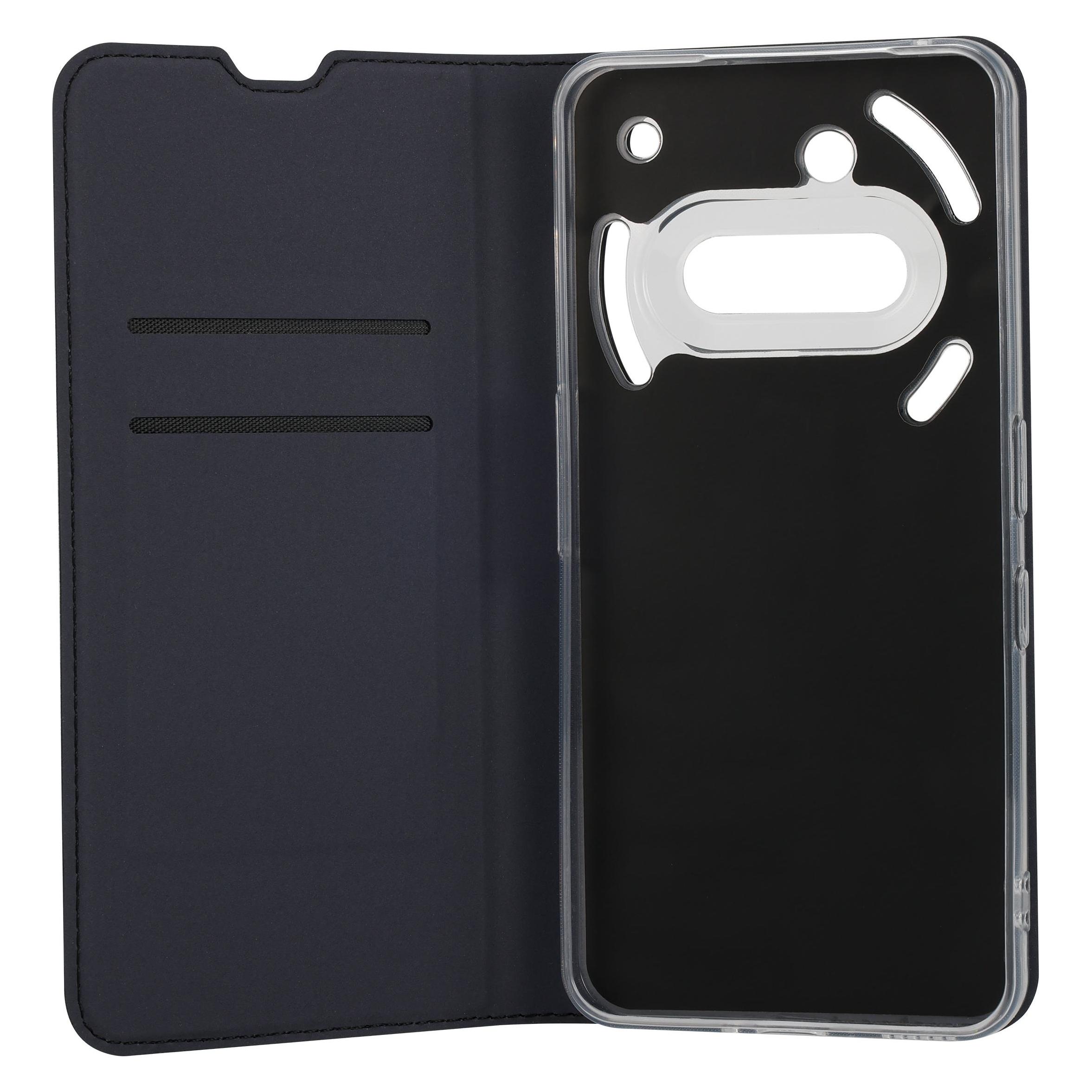 FoneKit BookCase Schutztasche, Nothing Phone (3a), schwarz (Nothing Phone (3a), Nothing Phone (3a) Pro) (VES0091T)