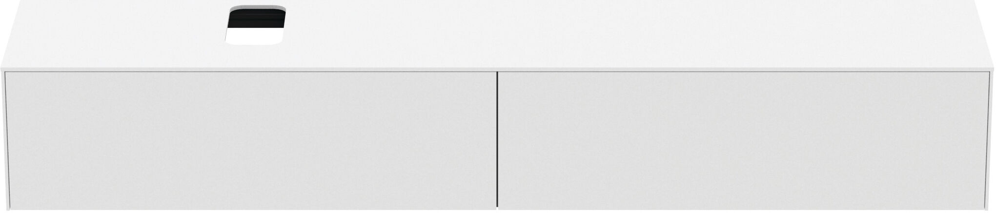 Ideal Standard Conca T4334Y1 240x50,5x37cm, avec découpe, 2 tiroirs, laqué blanc mat