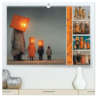 Die Nomaden der Fantasie (hochwertiger Premium Wandkalender 2027 DIN A2 quer), Kunstdruck in Hochglanz