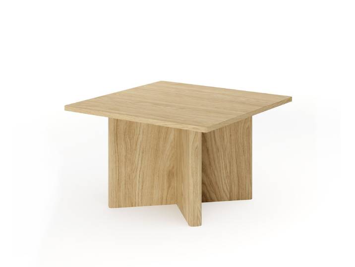 Masseno Couchtisch TRAVE 80 cm Eichefarben