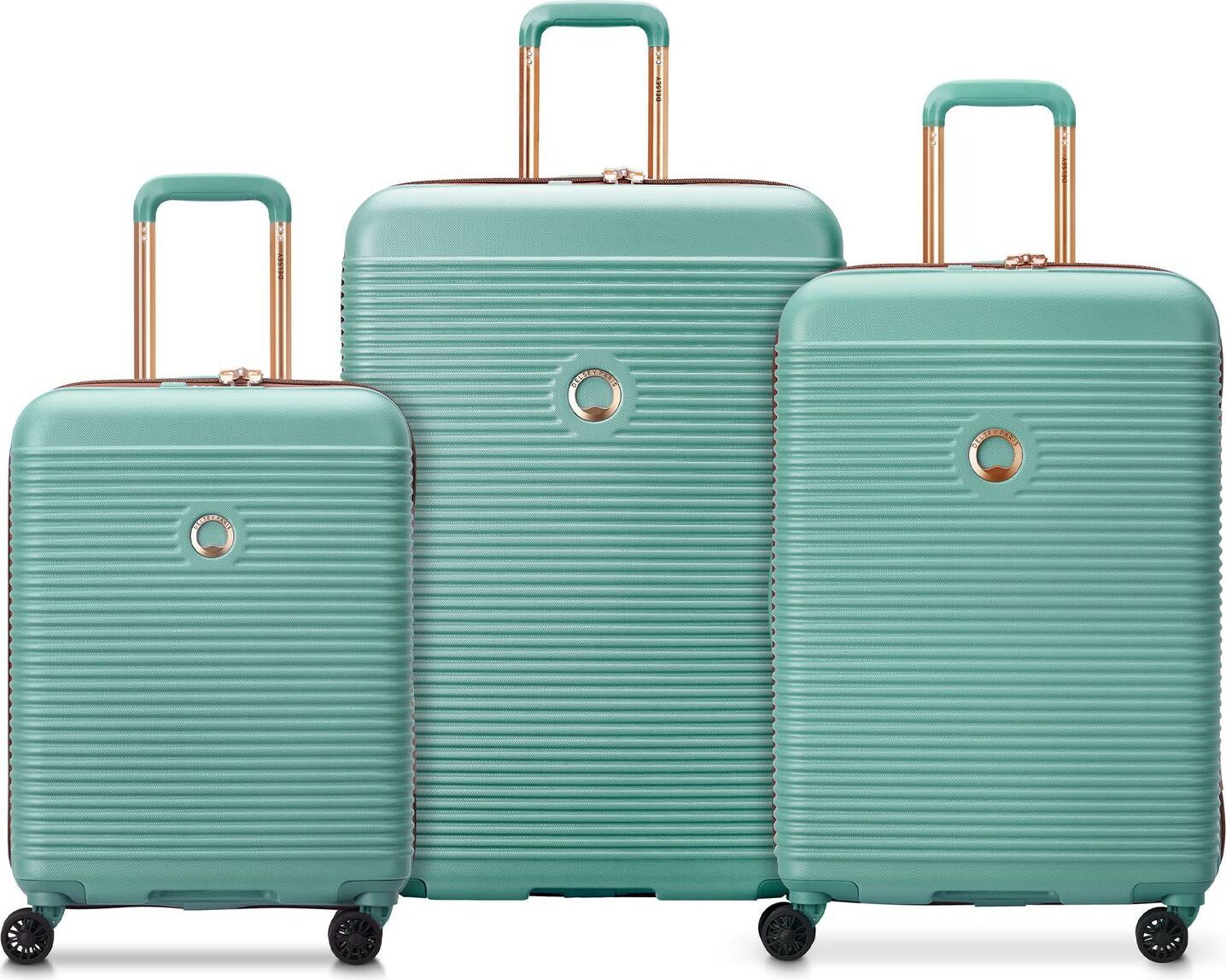 DELSEY PARIS Freestyle 4 Double Rolls Trolley L / M / S L Almond mint 74cm