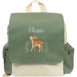 Kinderrucksack personalisierbar im Design "Rehkitz" in verschiedenen Farben