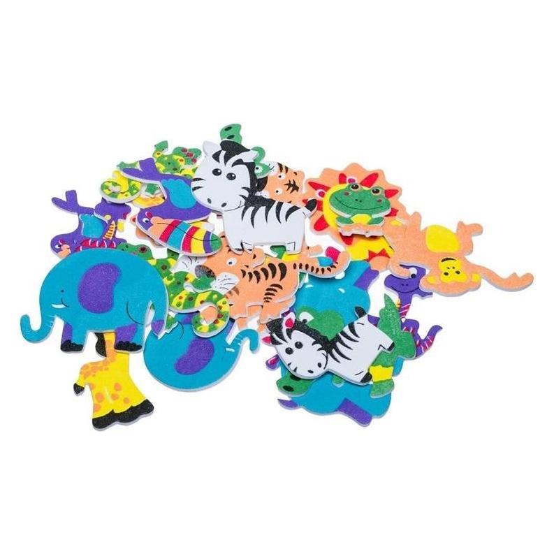 Brewis Dschungelschaumaufkleber 24 Stk (24 Sticker) (47603545)