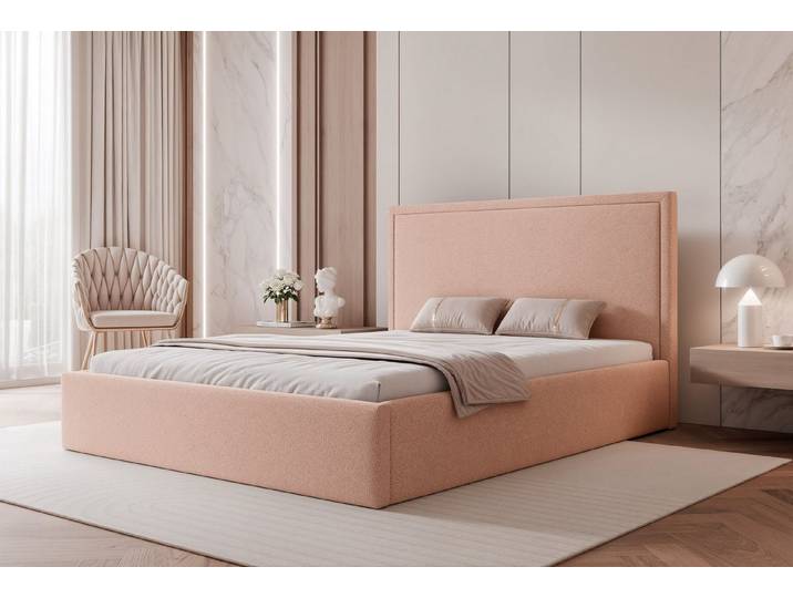 yourhouse24 Polsterbett Asuro Doppelbett Bettgestell Lattenrost