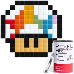 Pixel Corner Baby Shroom Rainbow