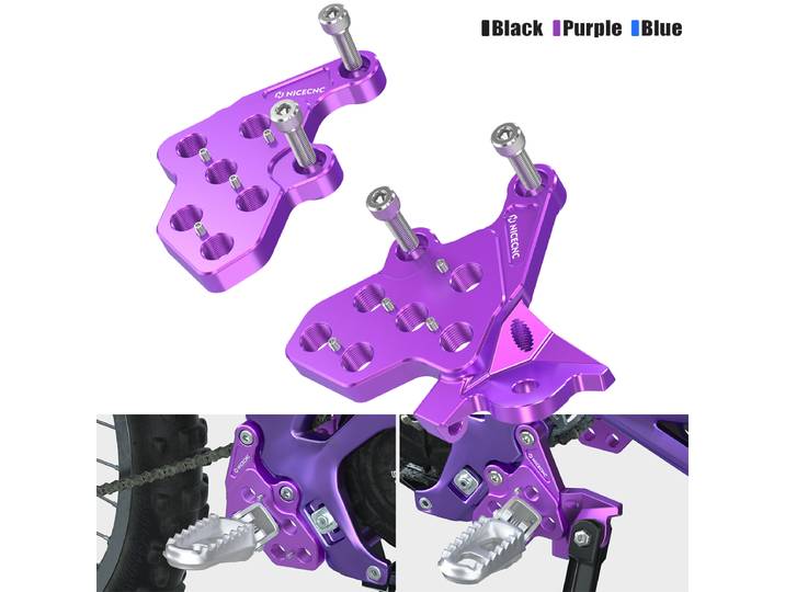 Support de montage de cheville de pied de vélo électrique Surron, support réglable en hauteur pour 2025 2024 Sur-Ron Surron Light Bee X S L1E