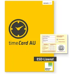 ReinerSCT, Zeiterfassungssystem, ESD REINER SCT timeCard AU 25 Mitarbeiterlizenzen