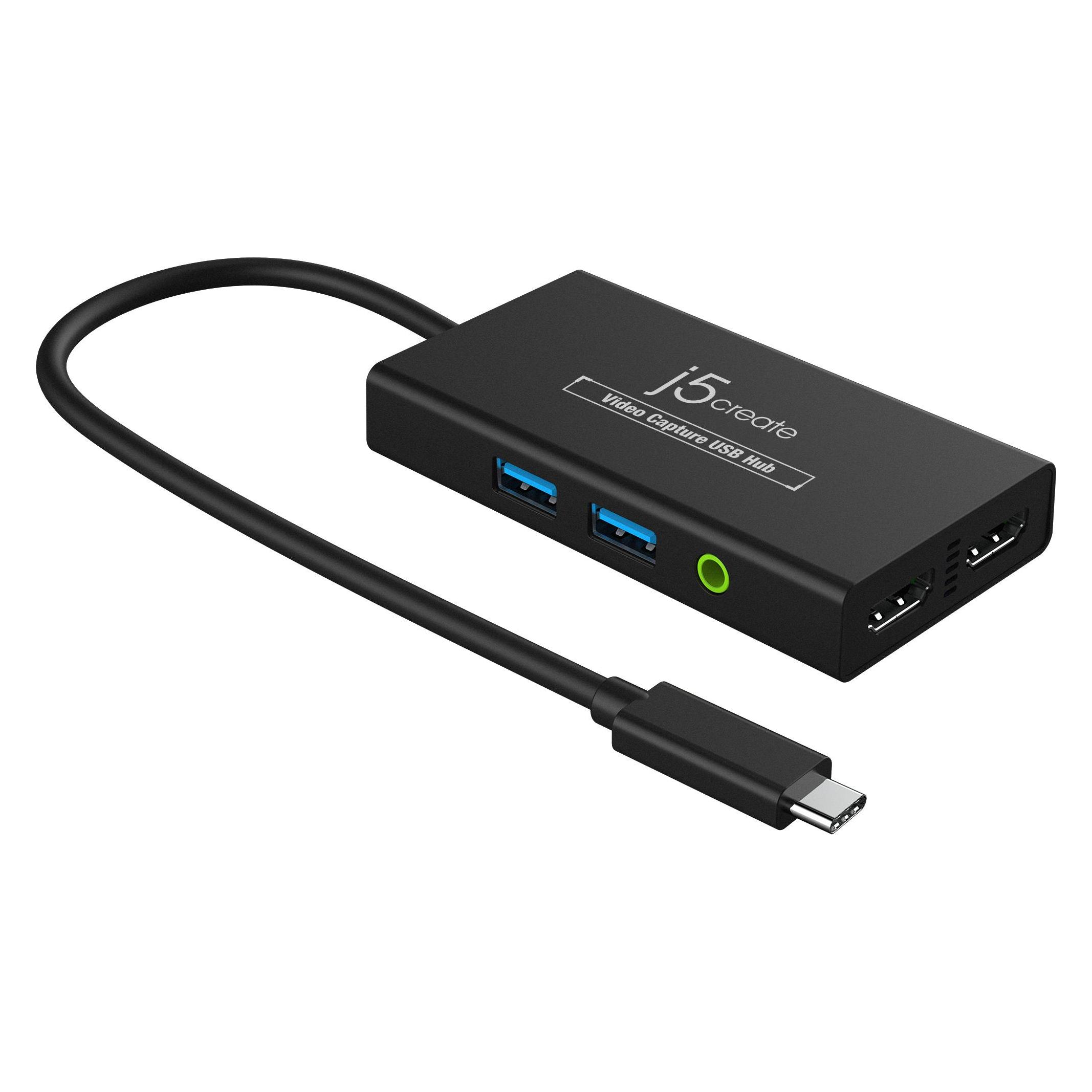 j5Create JVA01-N Video Capture (USB-C, 6 Ports) (JVA01-N)