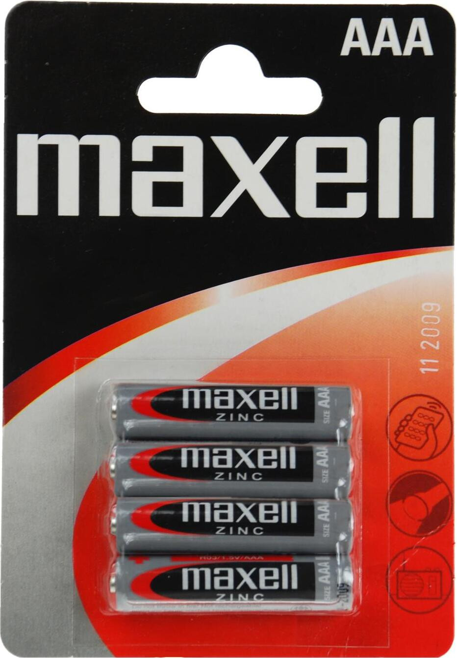 4x AAA Microbatterij R03 Zink Type [18711B]