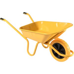 Haemmerlin Schubkarre Expert 305013901, Tragkraft 250 kg, mit pannensicherer Bereifung, Stahlmulde, 100 Liter