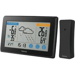 HAMA Wetterstation Touch - schwarz