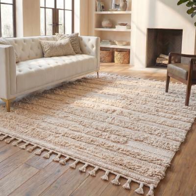 SAFAVIEH Handmade Casablanca Stan Shag Textured Moroccan Wool Area Rug