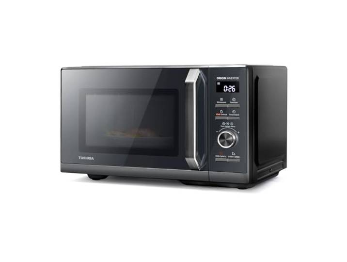 Toshiba MW3-AM25PFI(MG) Solo Mikrowelle 25L 900W Mikrowellenherd in Schlanken Morandi-Grau. Mit Origin-Inverter, Chef-Defrost, 10 Leistungsstufen, 7 Auto-Menüs, Easy Clean