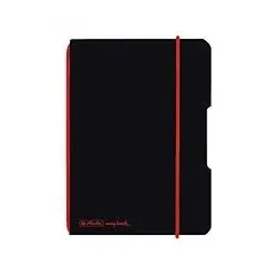 Herlitz 11361599 Notizbuch A6 40 Blätter Schwarz