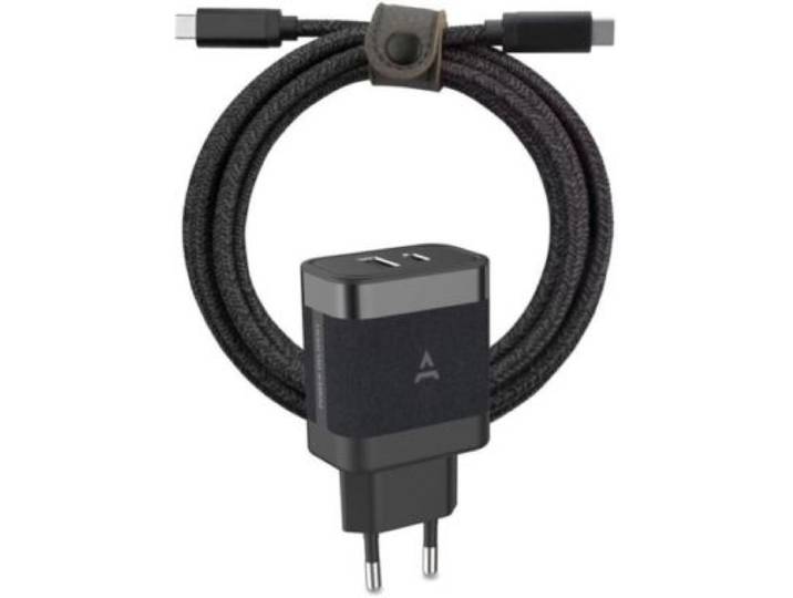 Adeqwat - Chargeur + Câble 45w Charge Rapide Usb-A/Usb-C + Câble 1m