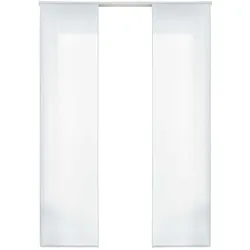 VORHANG 2ER SET HxB 245x60 cm Weiß Deluxe
