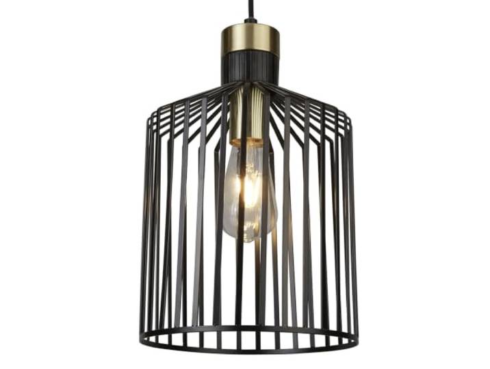 Decken Hänge Lampe Wohn Zimmer Gold Beleuchtung Pendel Spot Strahler Schwarz