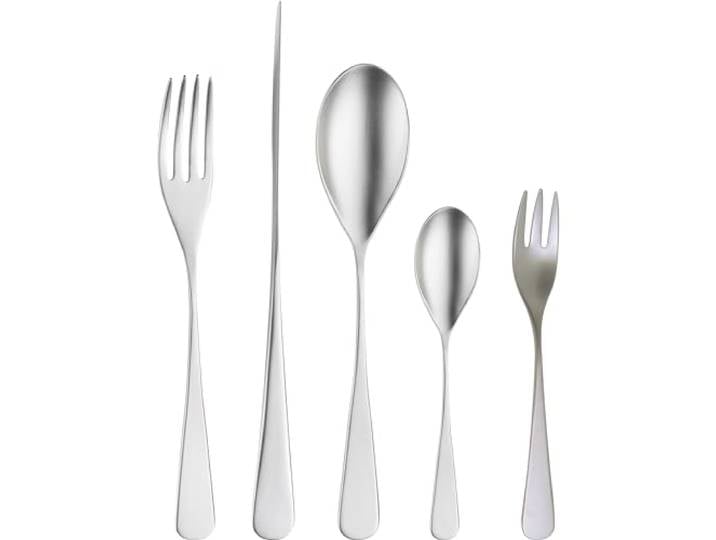 Pintinox Audrey Mystique 30-teiliges Besteckset Tafelbesteckset Geschirr & Tischaccessoires Servierbesteck aus Edelstahl - hochglanzpoliert - moderne längliche, runde Form FÜR 6 PERSONEN
