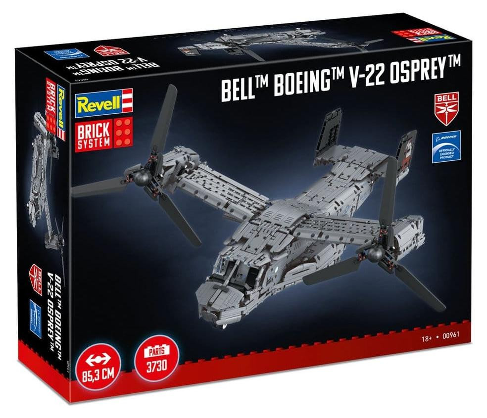 Revell Brick Systeem Bell Boeing V-22 Osprey bouwset met 3730 onderdelen schaal 1:25