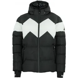 Peak mountain, Herren, Skijacke, Ski-Daunenjacke (XL), Schwarz, XL