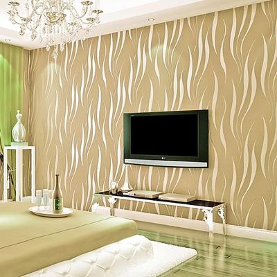 Coole Tapeten, Wandbild, einfarbig, weiß, grau, gold, Tapete, abnehmbare Hintergrundbilder, Vlies für die Heimdekoration, wasserdichtes Material, Heimdeko, 53 x 950 cm