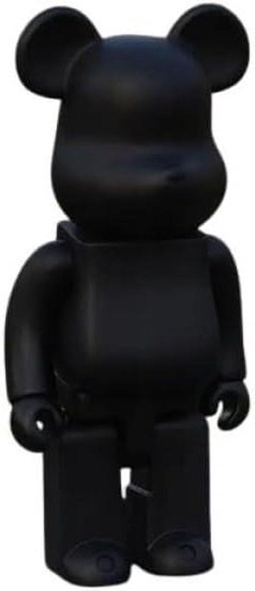 Beer Beeldje Decoratie Figuur Mat Zwart 28 cm