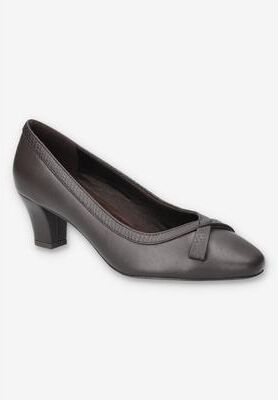 Women's Kata Pump by Easy Street in Brown (Size 9 XW)