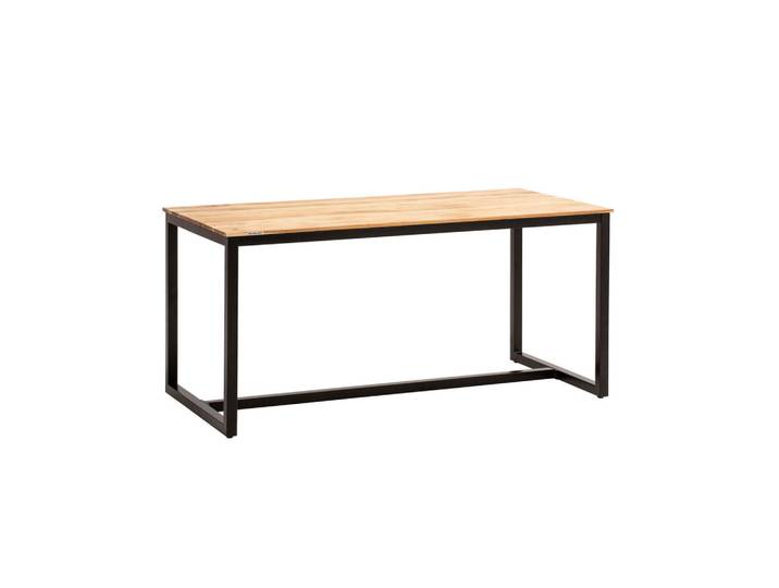 Mid.you Esstisch, Akazie, Holz, Akazie, massiv, rechteckig, U-Form, 90x76x180 cm, Esszimmer, Tische, Esstische