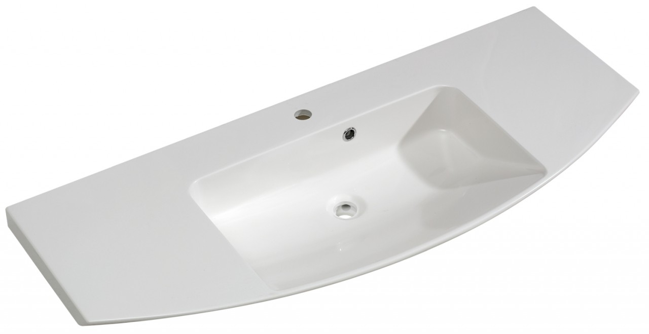 Pelipal Cassca Mineralmarmor-Waschtisch CS-MMWTR511010W, B:1010, H:50, T:505mm CS-MMWTR511010W