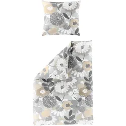 Bettwäsche Mako-Satin kitt (BL 135x200 cm) - beige - BL 135x200 cm