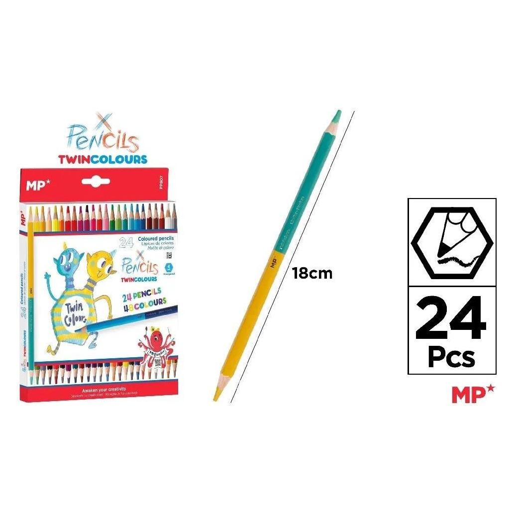 Main paper Zweifarbstifte 24 Stk (24x) (57527420)