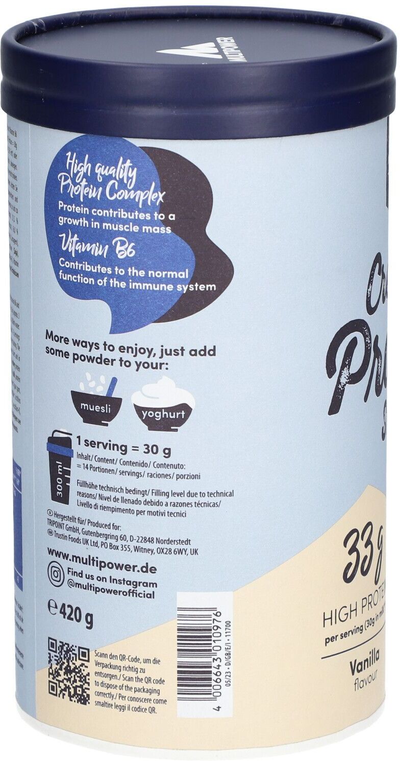Multipower Creamy Protein Shake Vanille 420 g Pulver