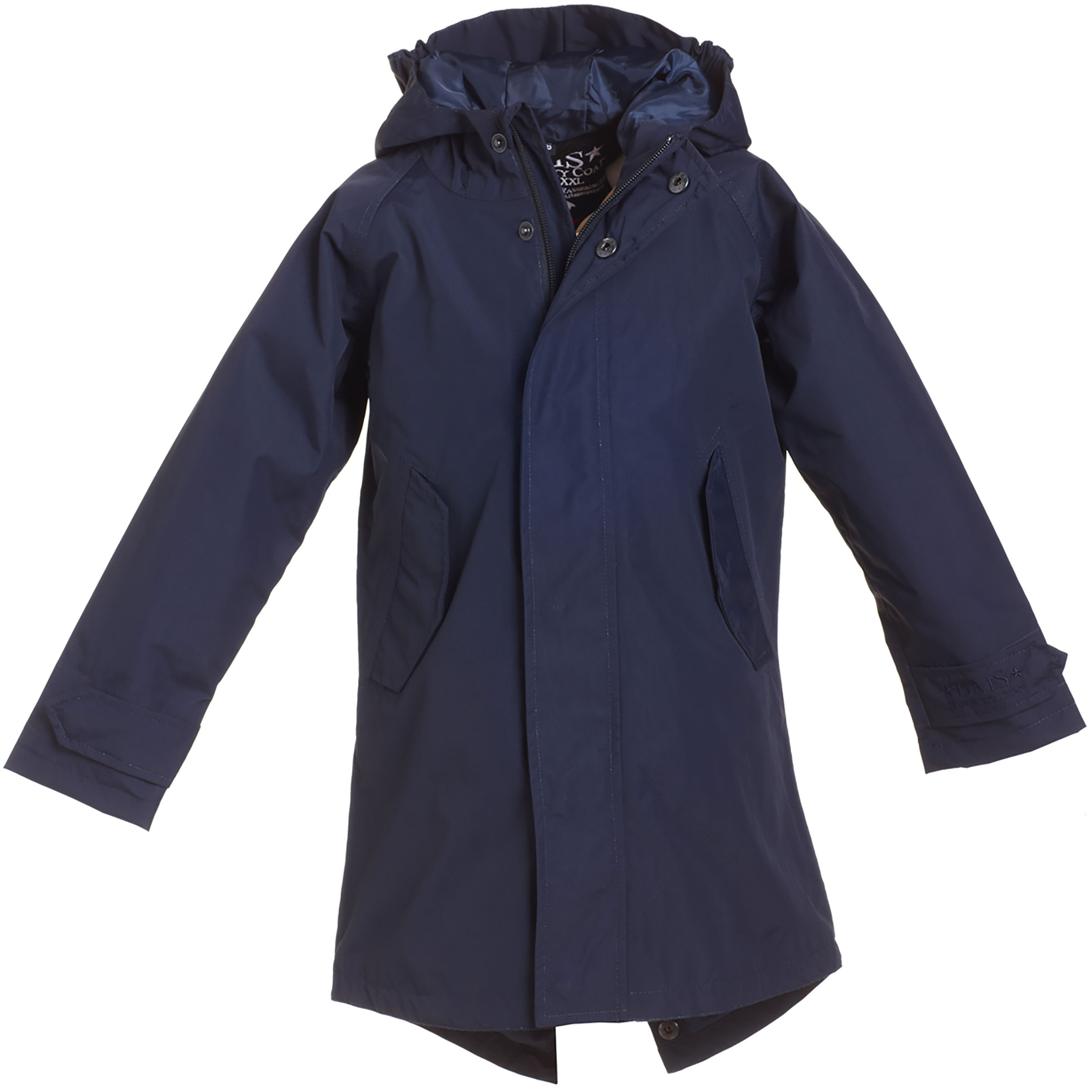 BMS Softshell Mantel Kinder Parkas & Mäntel blau Größe 128 Lifestyle Elastisch Wasserabweisend