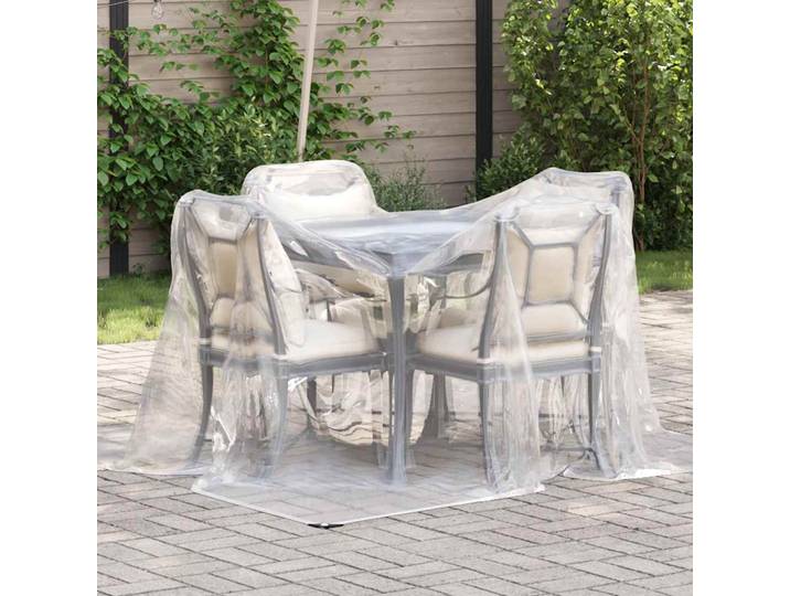 vidaXL Transparente Plane mit Ösen 2x3 m Polyethylen