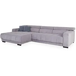 Polsterecke SYSTEMPOLSTER MILLA (BHT 309x75x190 cm) - grau - BHT 309x75x190 cm