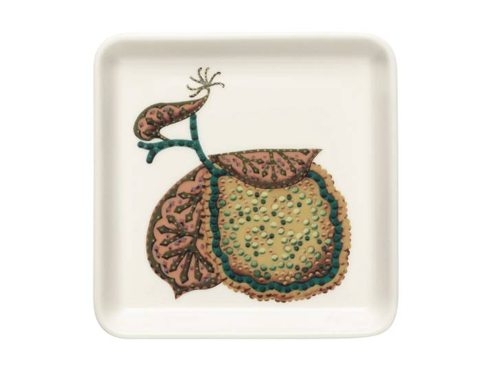 Iittala Assiette Taika Sato 12x12 cm Blanc-multicolore