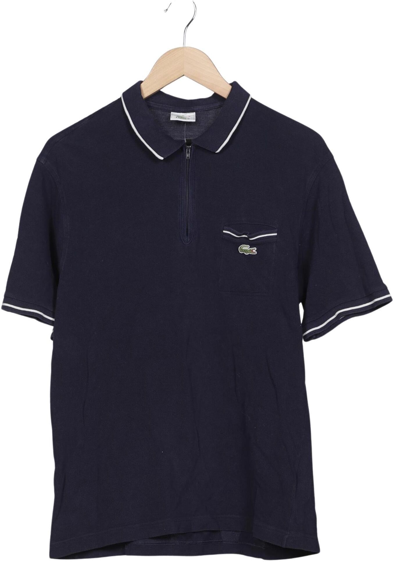 Lacoste Herren Poloshirt, Marineblau, Gr. L (Lacoste 5), Baumwolle - Second Hand