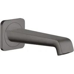 hansgrohe, Duscharmatur + Badewannenarmatur, Wanneneinlauf AXOR CITTERIO E Ausladung 180mm brushed black chrome