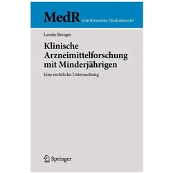 Klinische Arzneimittelforschung mit Minderjährigen, Fachbücher von Leonie Bringer